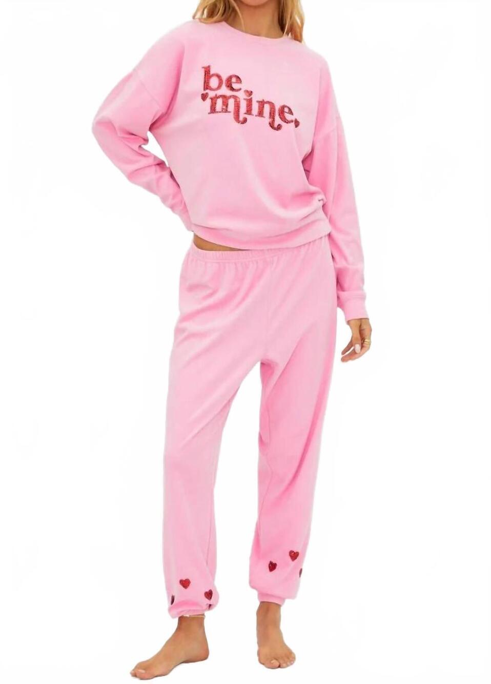 NEW BEACH RIOT georgie relaxed fit pant in lovely pink